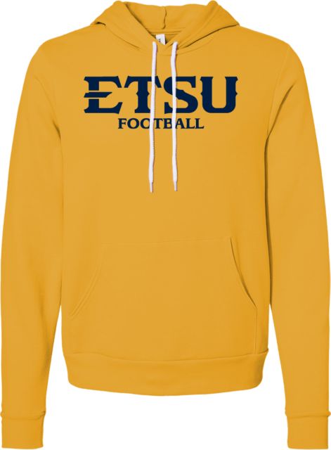 ETSU Bella + Canvas Fleece Hood ETSU Football - ONLINE ONLY